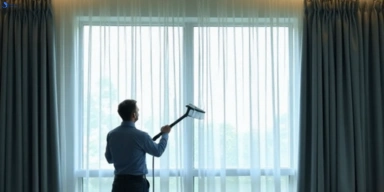 Commercial curtain steam cleaning service ashcroft-nsw hotels offices